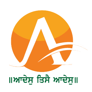 Adesh University  logo