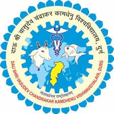 Dau Shri Vasudev Chandrakar Kamdhenu Vishwavidyalaya logo
