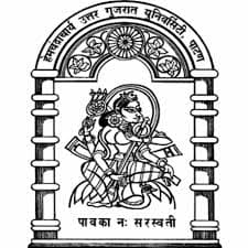 Hemchandracharya North Gujarat University logo