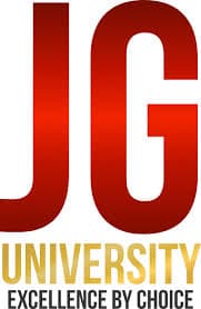 J.G. University logo