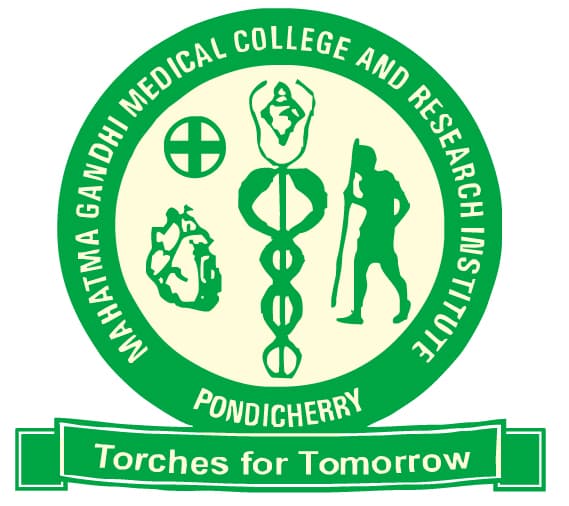 Sri Balaji Vidyapeeth Mahatma Gandhi Medical College Campus logo