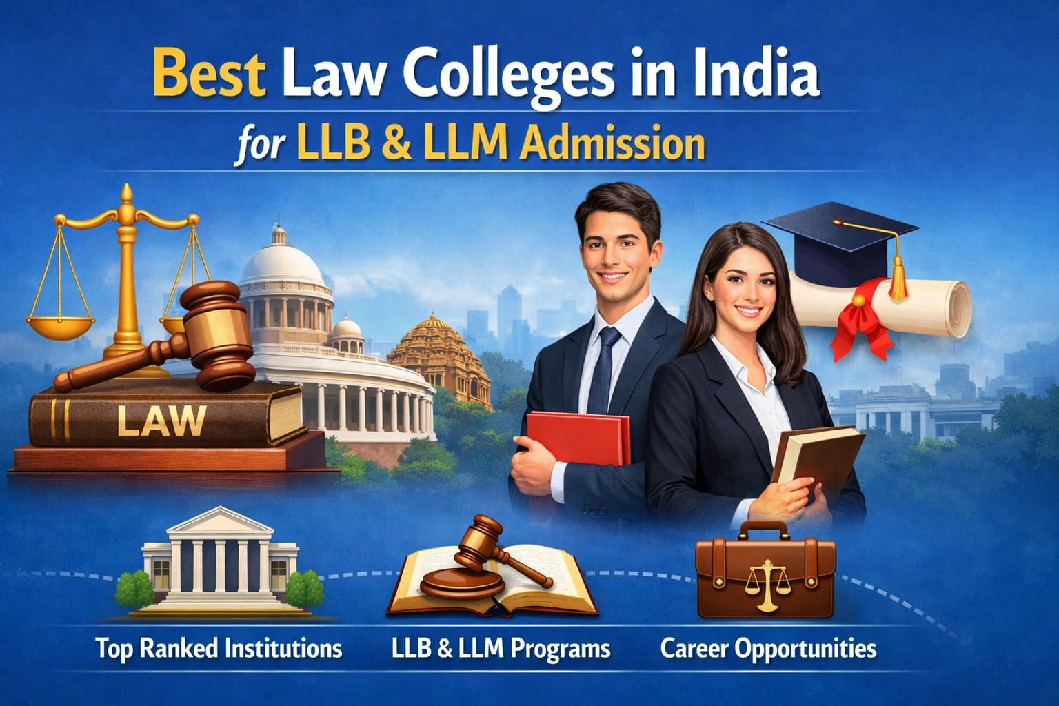 Best Law Colleges in India for LLB & LLM Admission