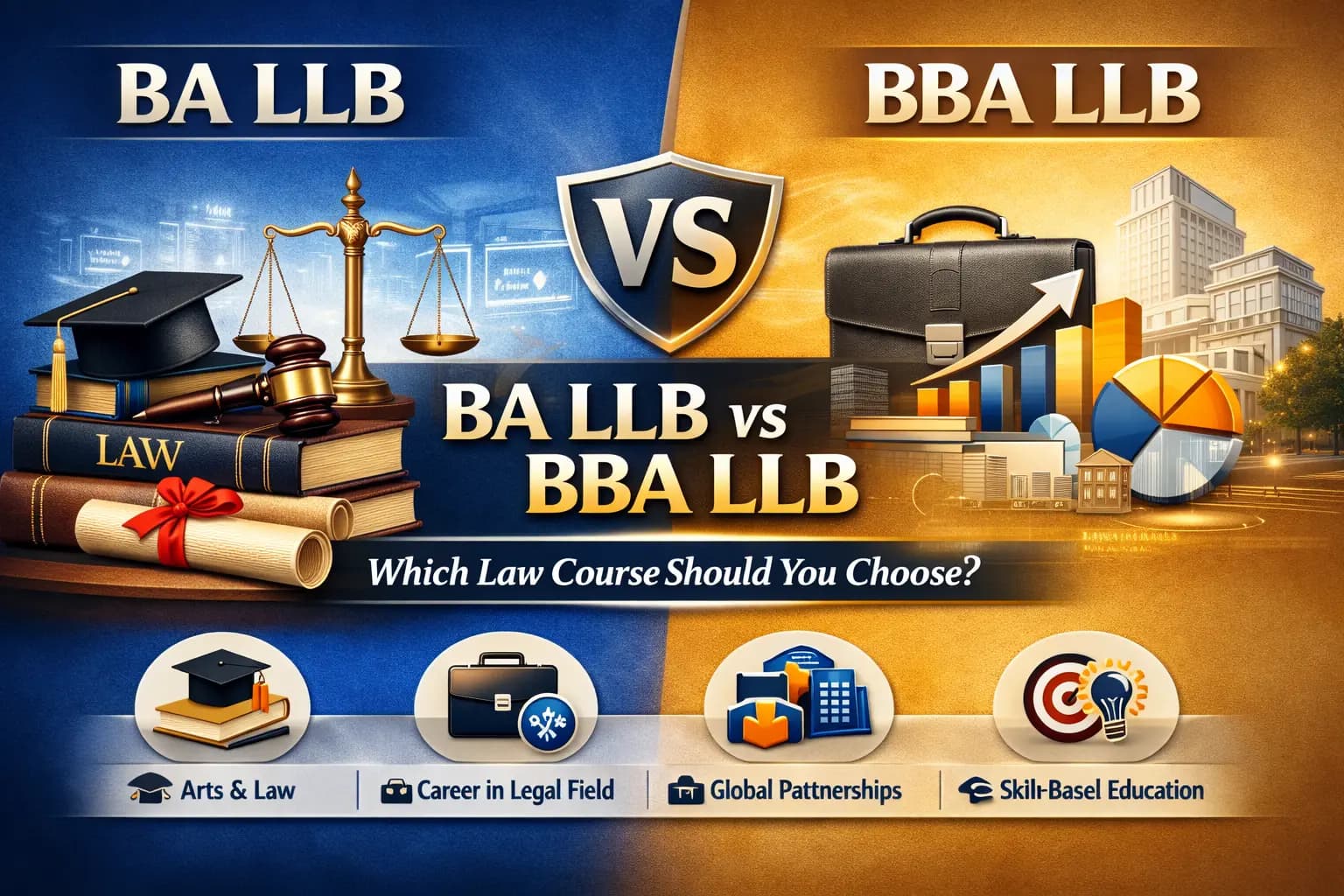 BA LLB vs BBA LLB: Which Law Course Should You Choose?