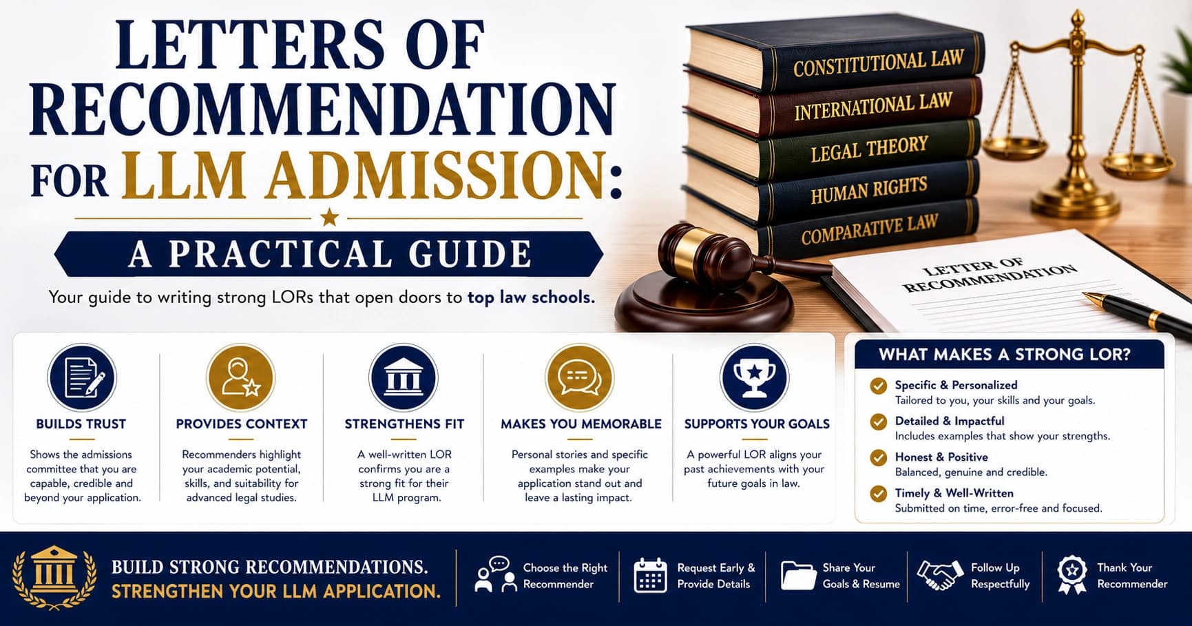 Letters of Recommendation for LLM Admission: A Practical Guide