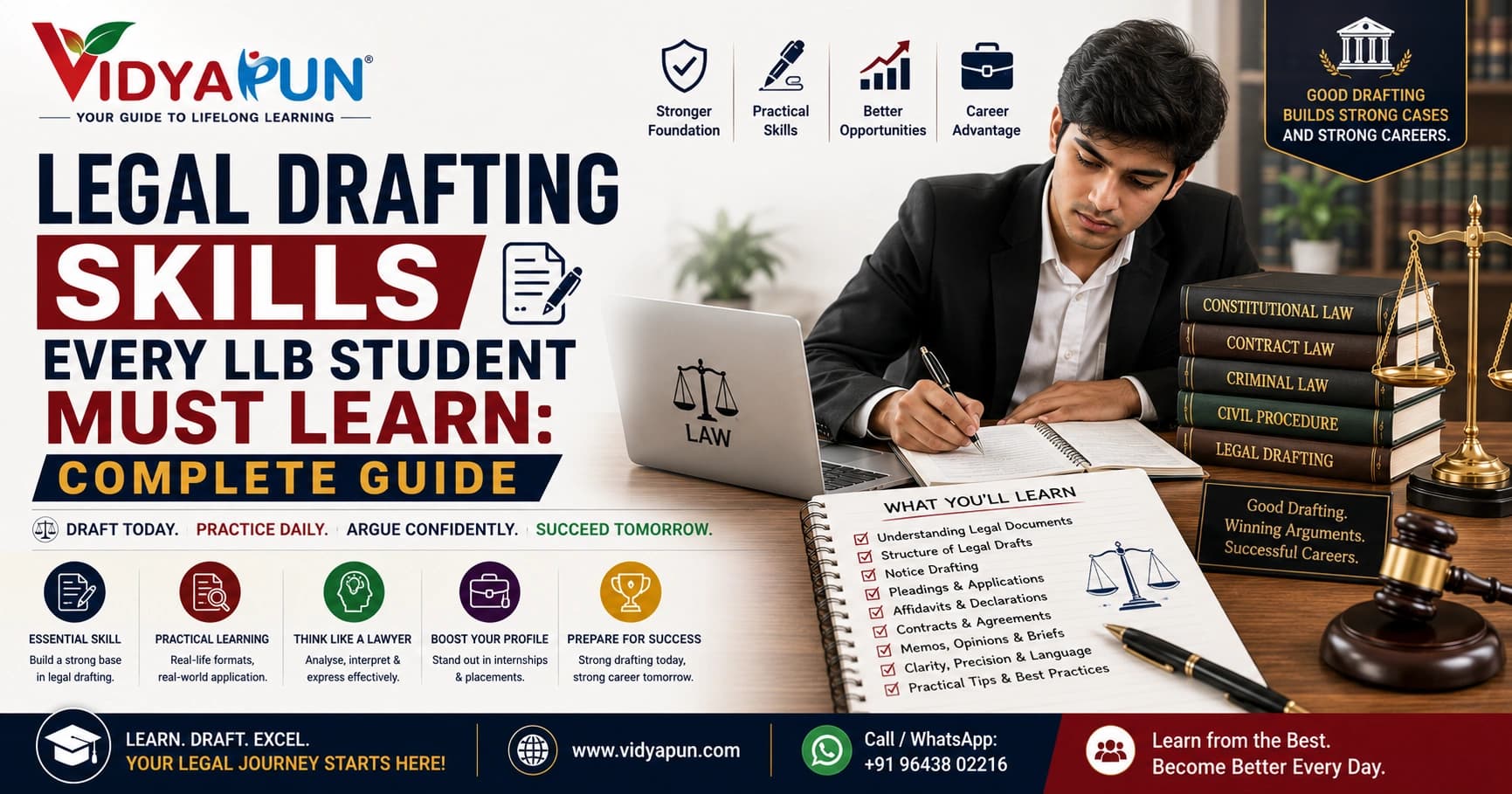 Legal Drafting Skills Every LLB Student Must Learn: Complete Guide
