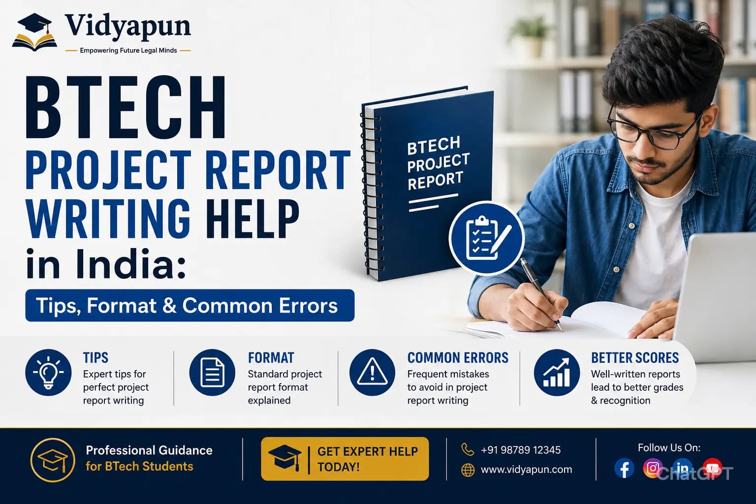BTech Project Report Writing: Tips, Format & Common Errors