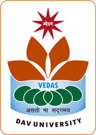 D.A.V University logo