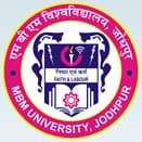 M.B.M. University Ratanada logo