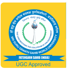 Sri Guru Granth Sahib World University logo