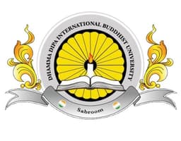 The Dhamma Dipa International Buddhist University logo