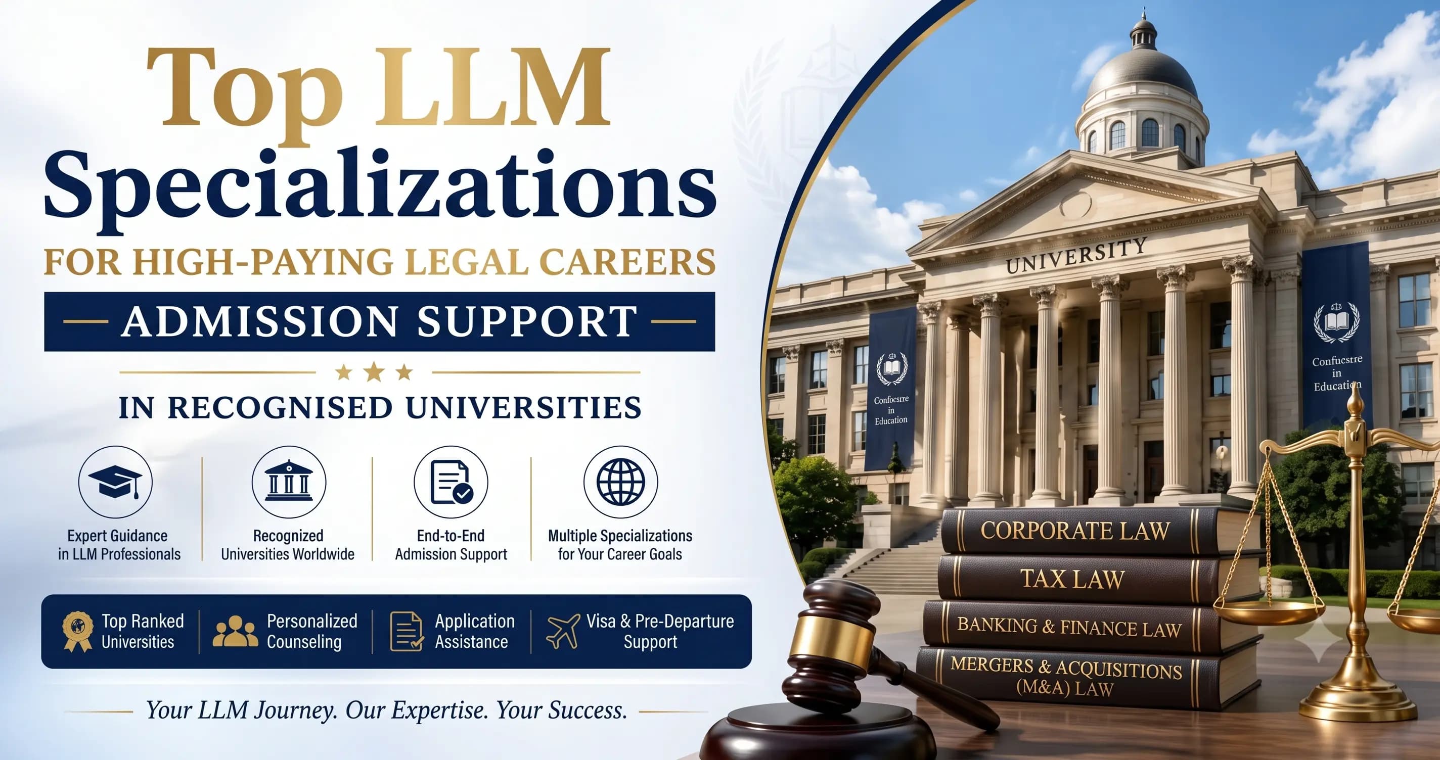 Top LLM Specializations for High-Paying Legal Careers