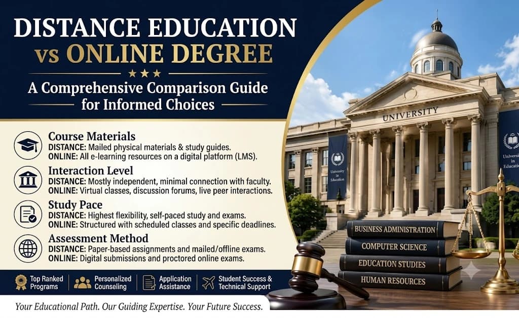 Distance Education vs Online Degree: Which One Should You Choose in 2026? | Vidyapun