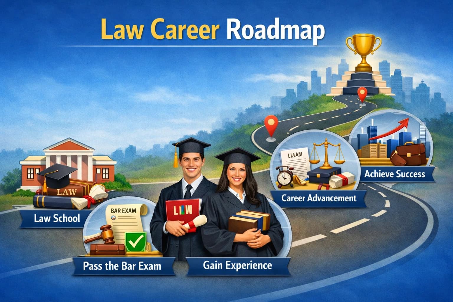 Law Career Roadmap: From Student to Successful Legal Professional