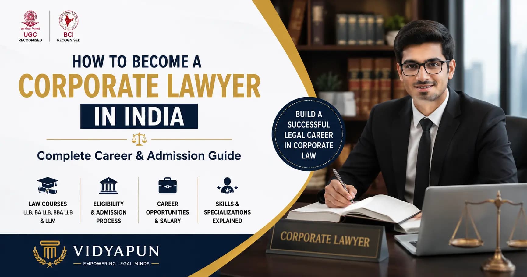 How to Become a Corporate Lawyer in India: Complete Career & Admission Guide