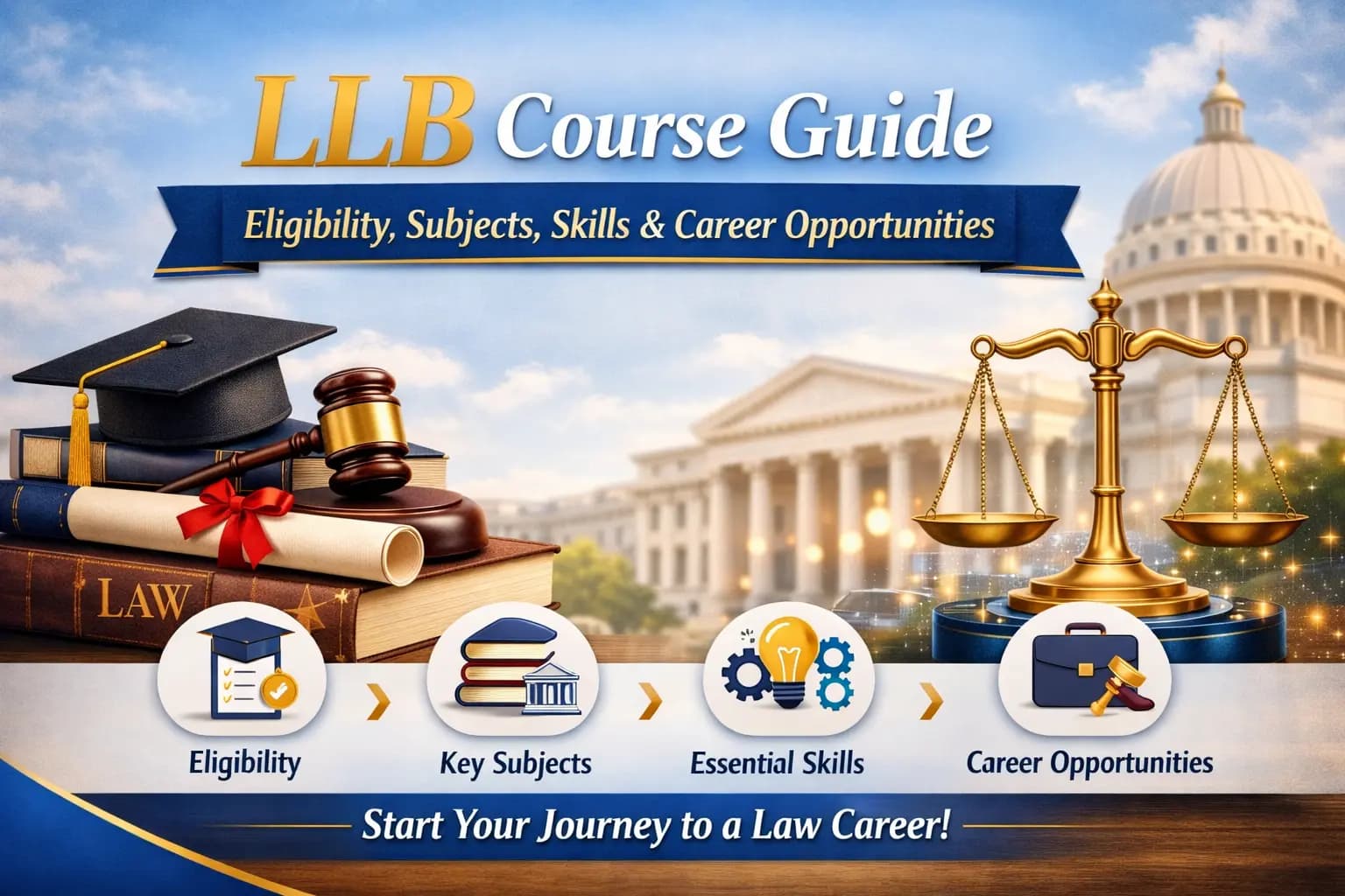 LLB Course Guide: Eligibility, Subjects, Skills & Career Opportunities