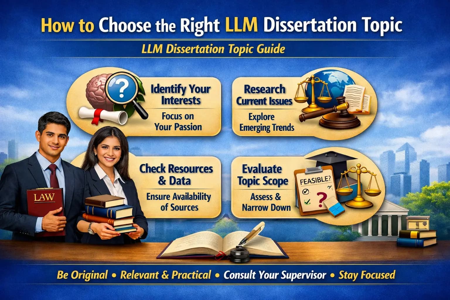 How to Choose the Right LLM Dissertation Topic: A Complete Guide for Law Students