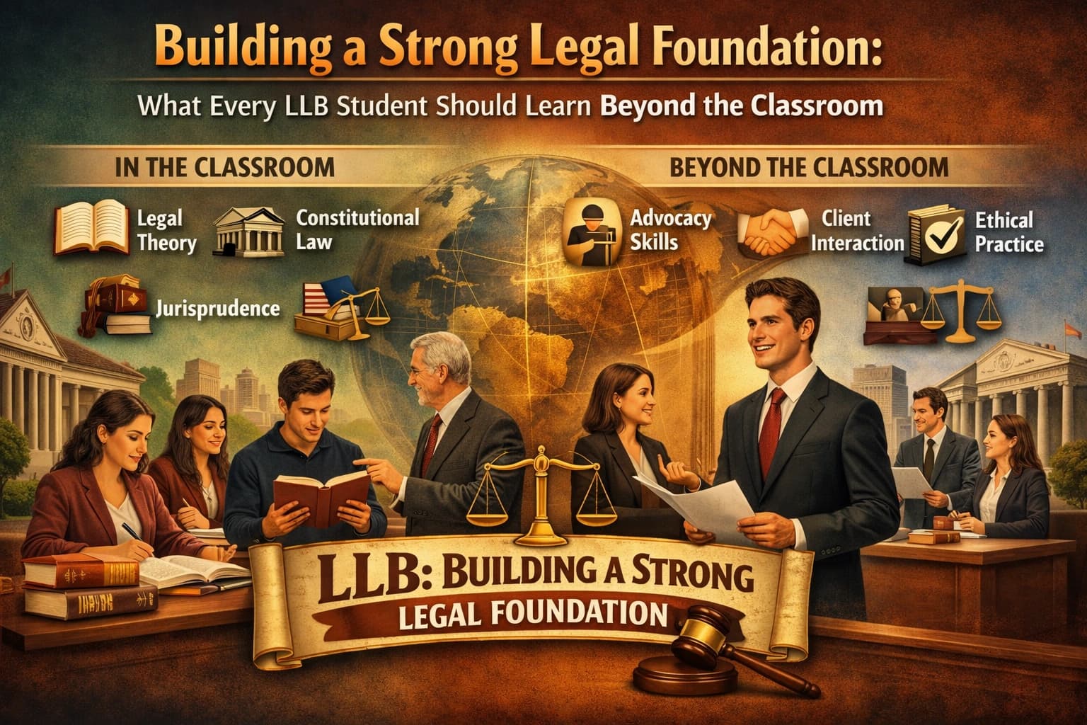 Building a Strong Legal Foundation: What Every LLB Student Should Learn Beyond the Classroom