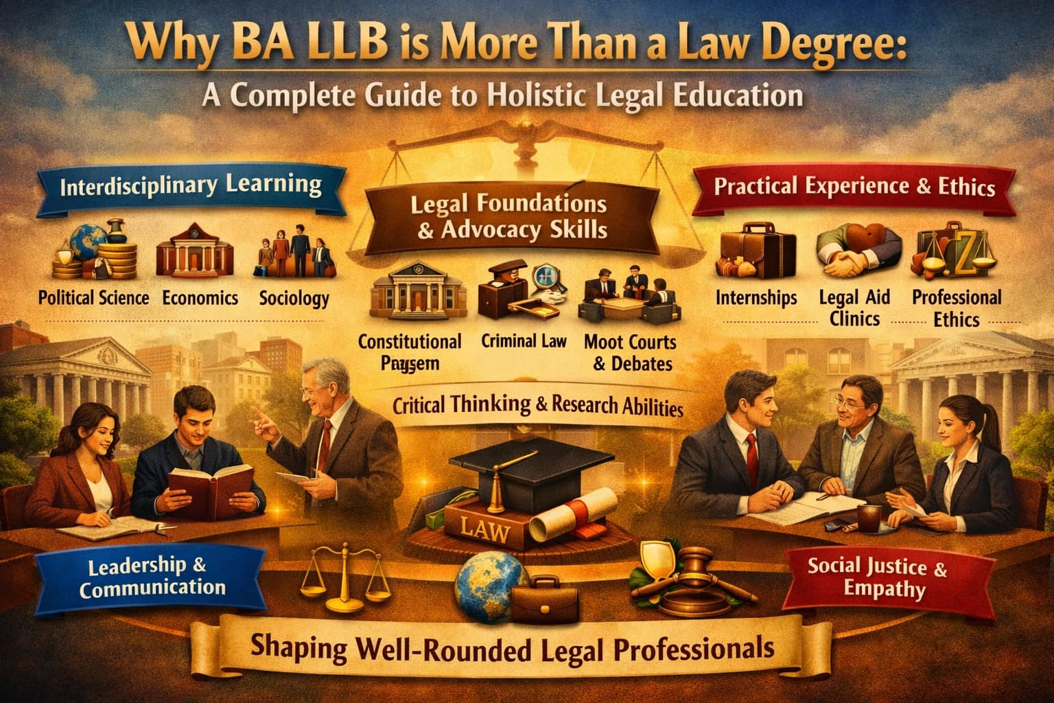 Why BA LLB is More Than a Law Degree: A Complete Guide to Holistic Legal Education