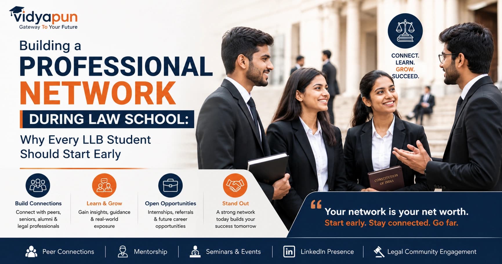 Building a Professional Network During Law School: Why Every LLB Student Should Start Early