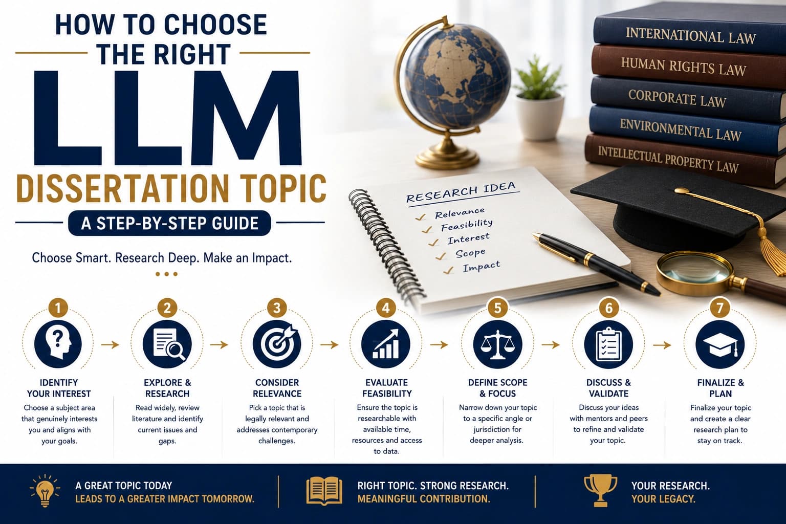 How to Choose the Right LLM Dissertation Topic: A Step-by-Step Guide
