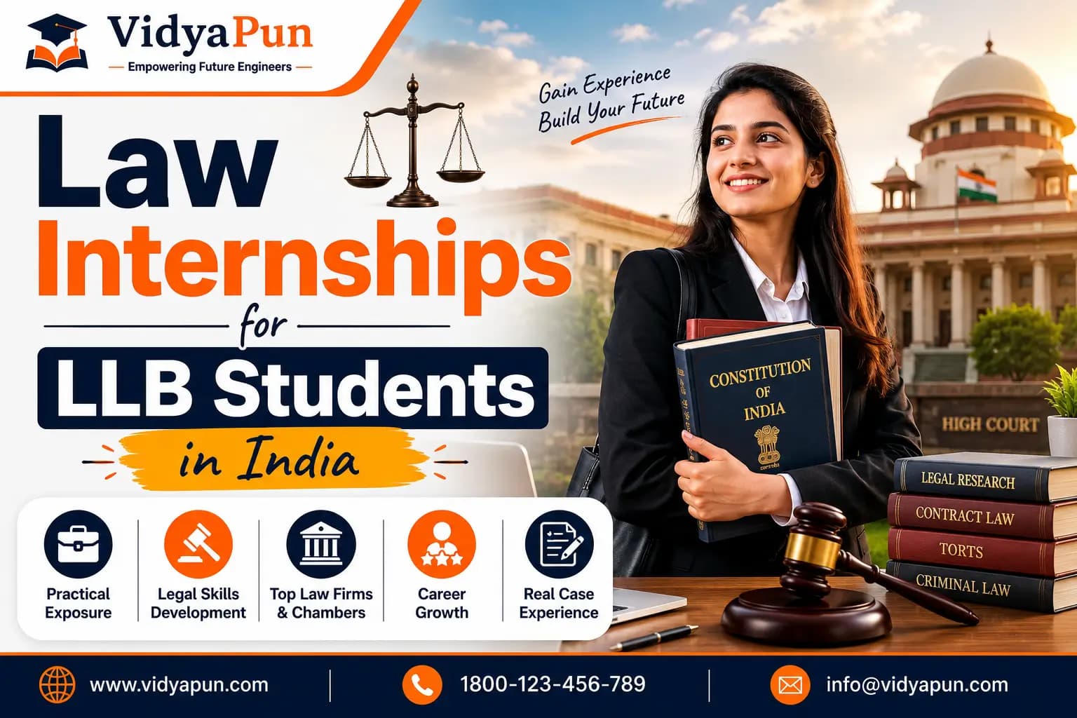 Law Internships for LLB Students in India
