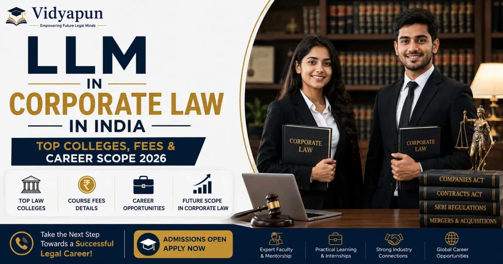 LLM in Corporate Law in India: Colleges, Fees & Scope 2026